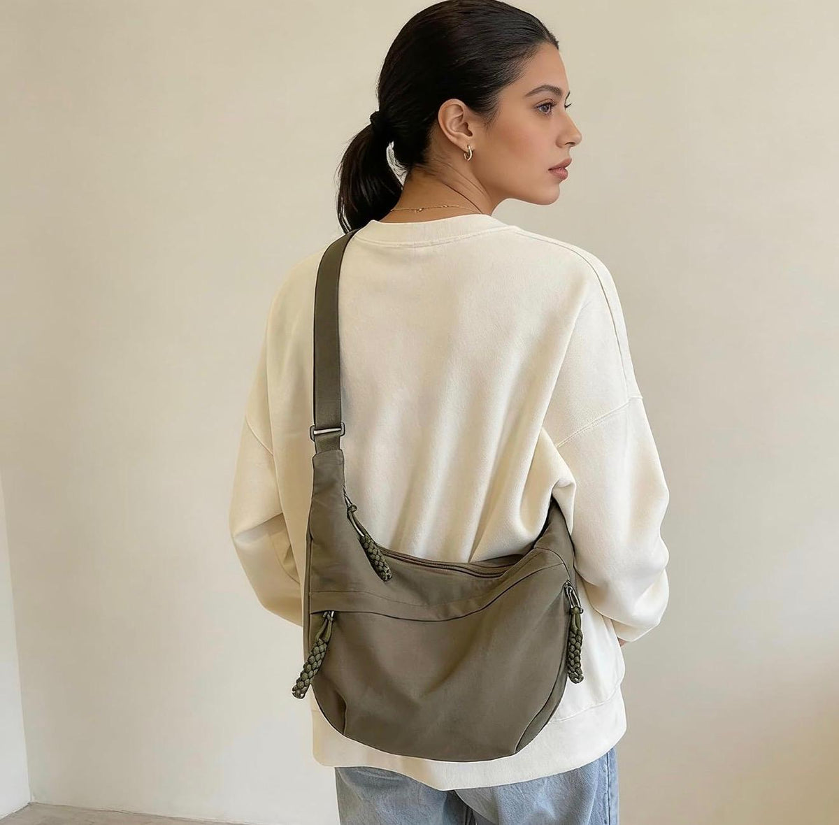Nomi Crescent Crossbody Bag