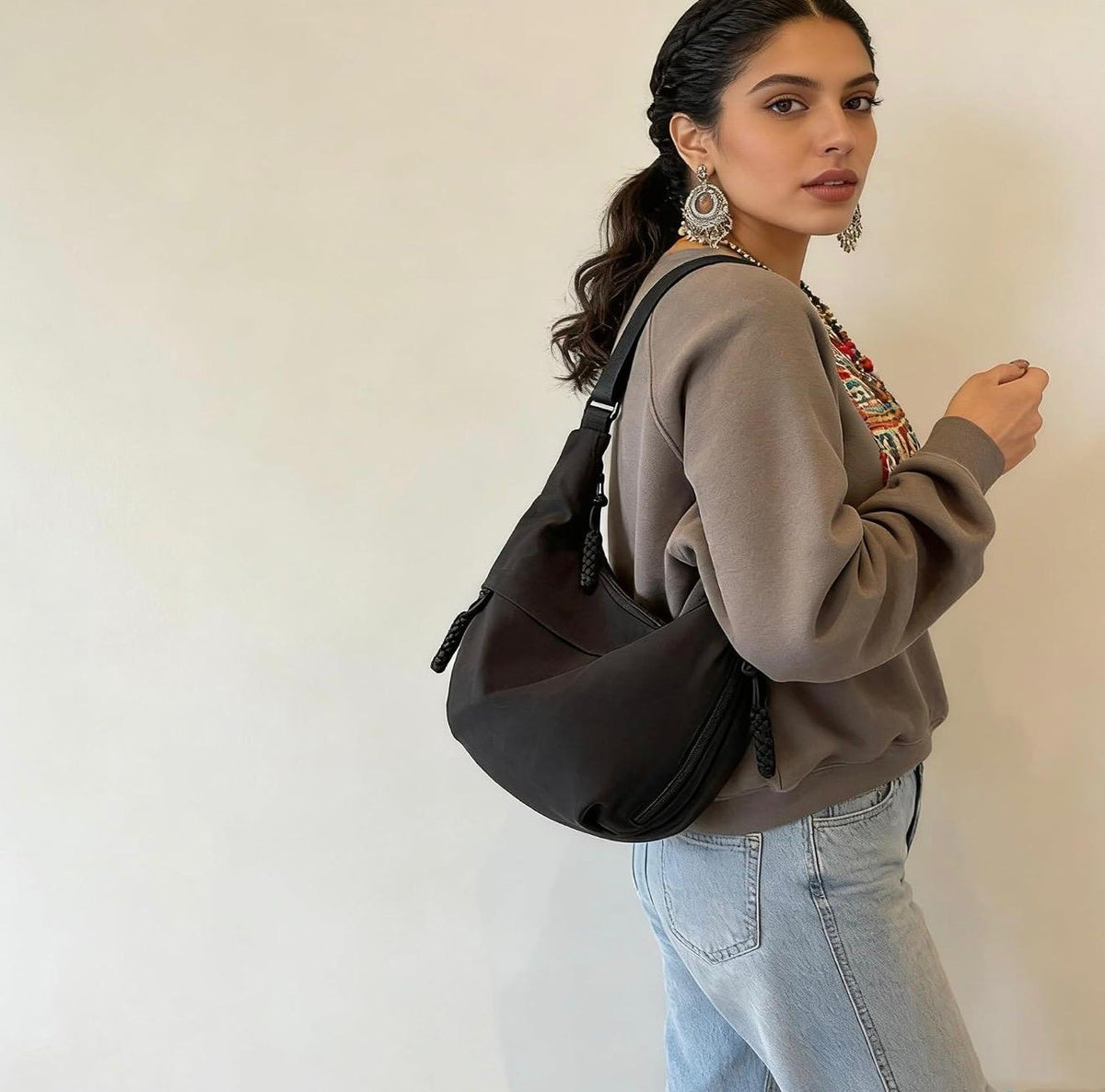 Nomi Crescent Crossbody Bag