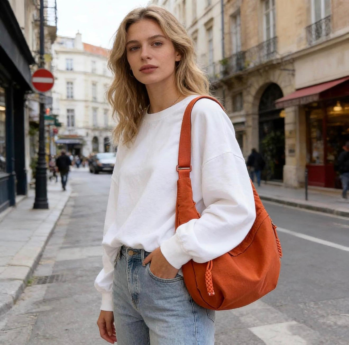 Nomi Crescent Crossbody Bag