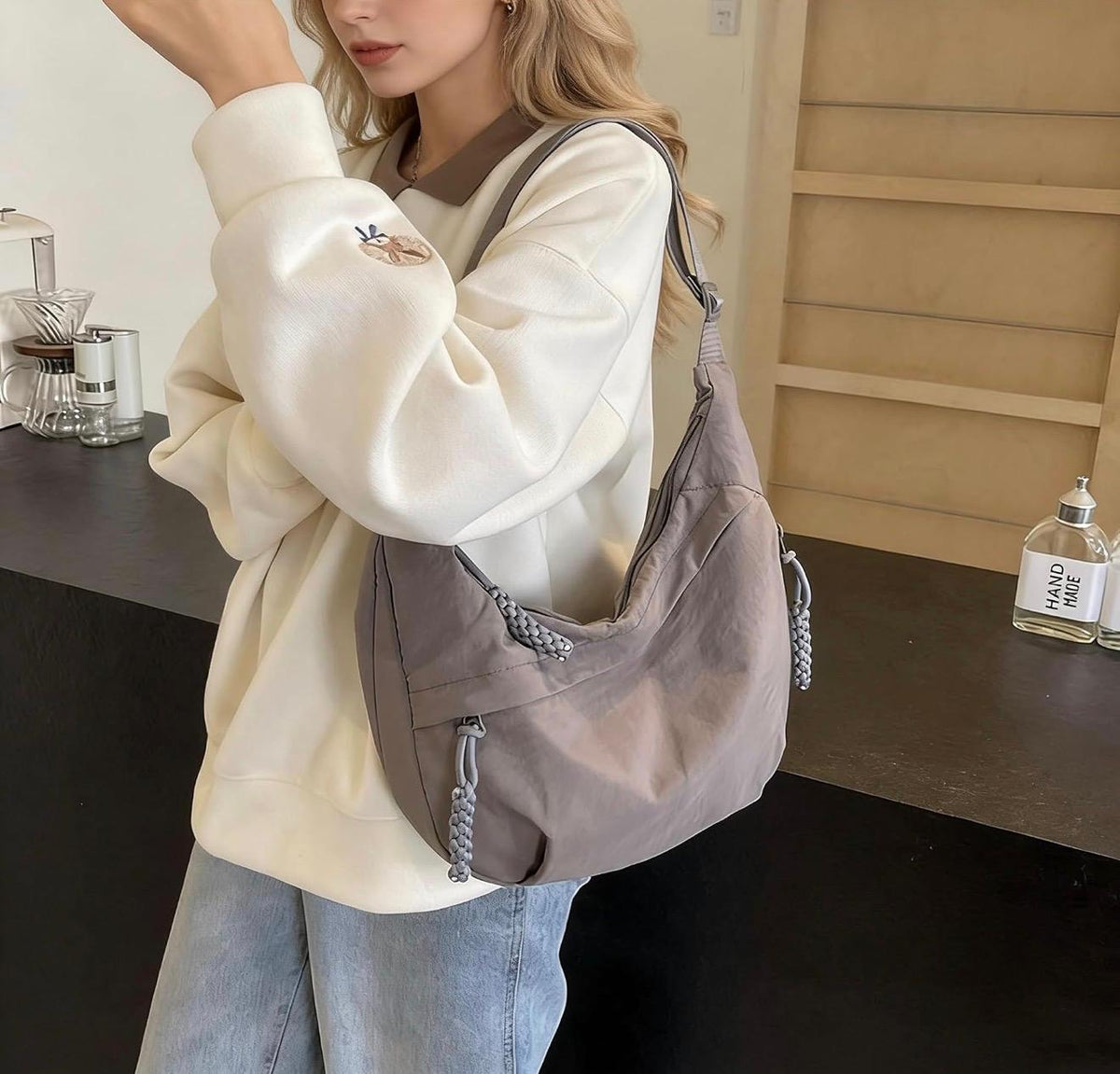 Nomi Crescent Crossbody Bag