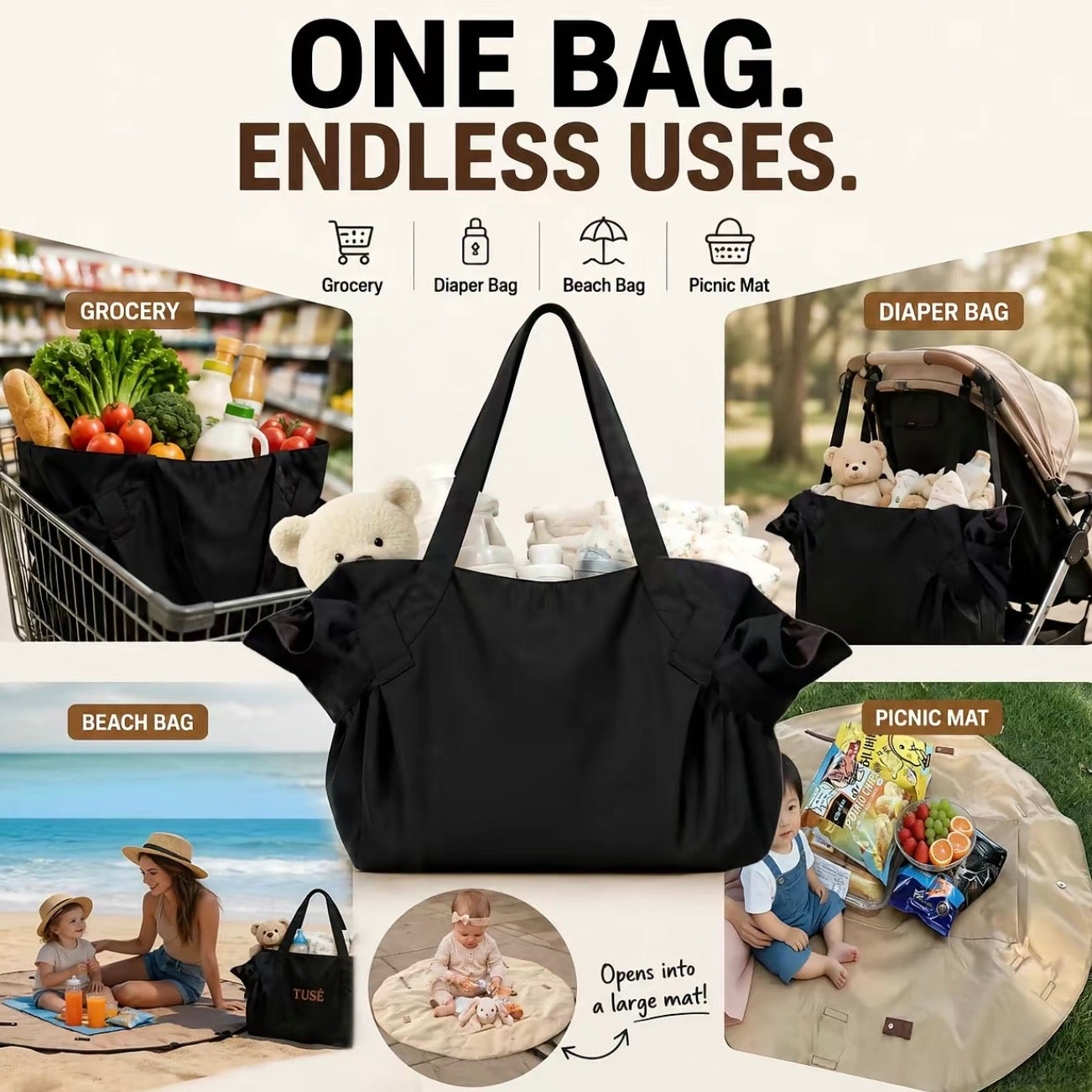 Nomi Multi-Purpose Tote Bag